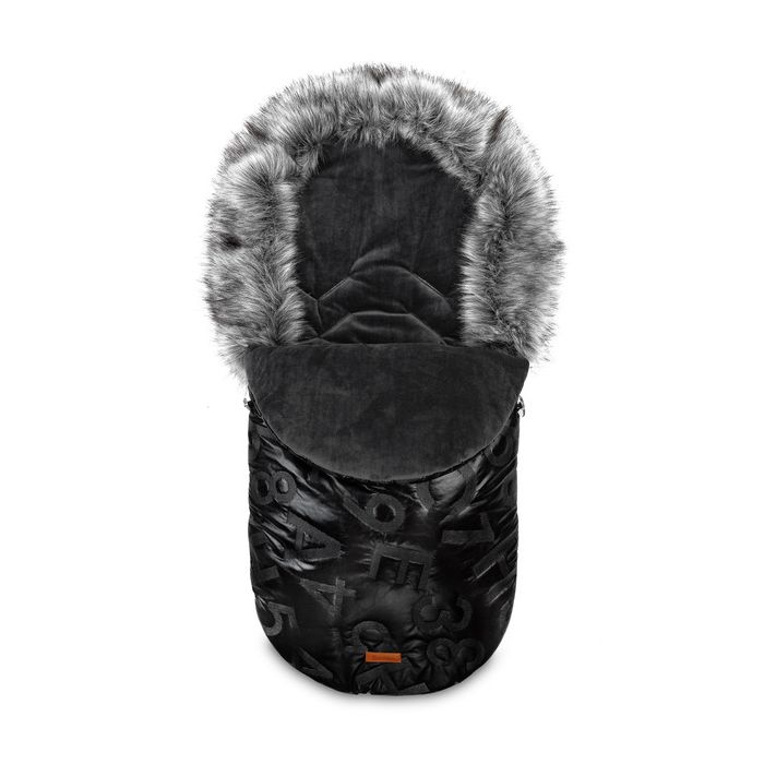 Guļammaiss bērnu ratiem "Aspen glamour" melns