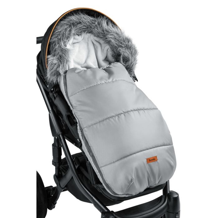 Bērnu ratiņu guļammaiss "MAIA" pelēks