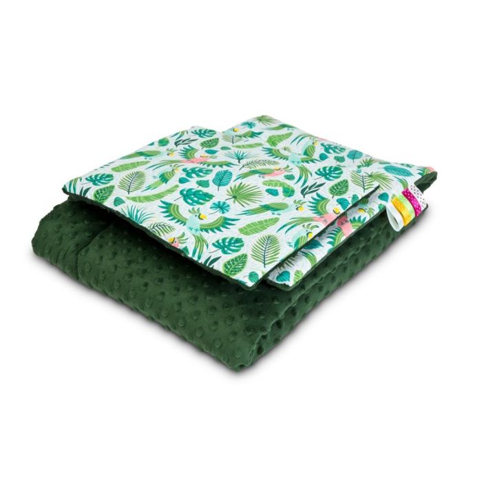Bērnu sega "Rio" 100x75cm un spilvens, zaļš 