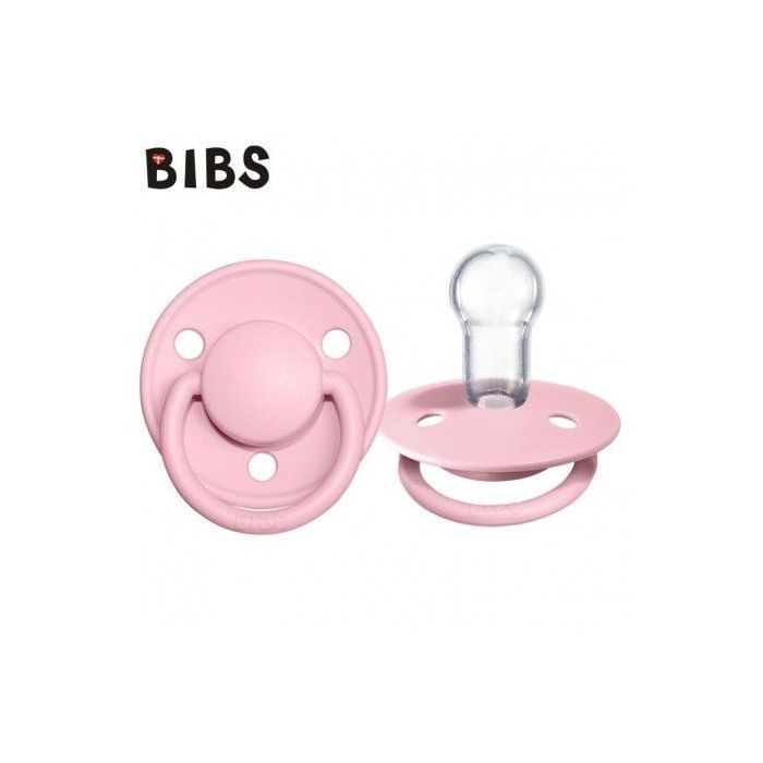 BIBS DE LUX knupītis 1gab. 0-36 mēn.  Baby pink