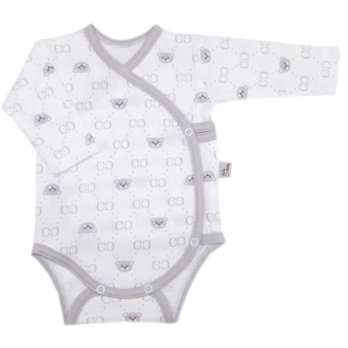 Bodijs zīdaiņu "Bear glamour" pelēks