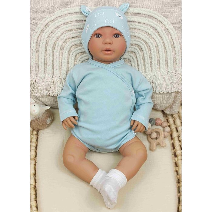 Bodijs ar garām piedurknēm "Blank mint"    