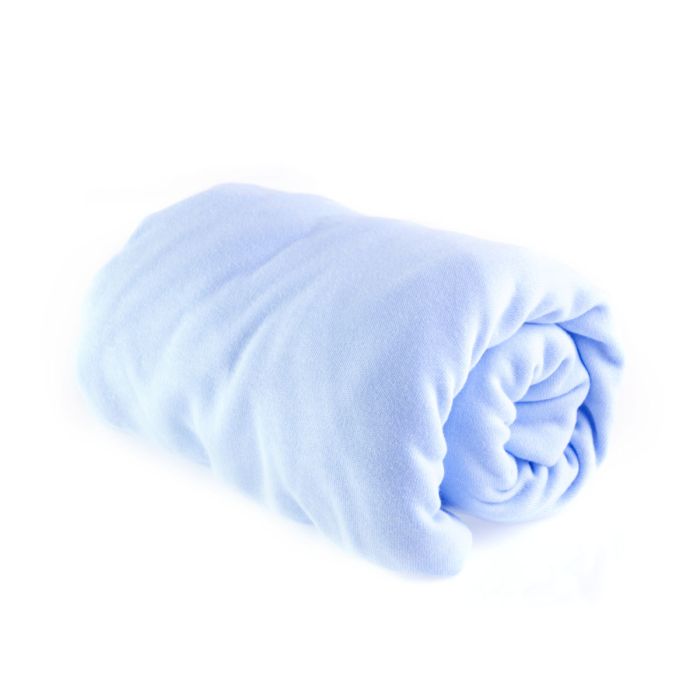 Bērnu palags ar gumiju, zils "Jersey" 