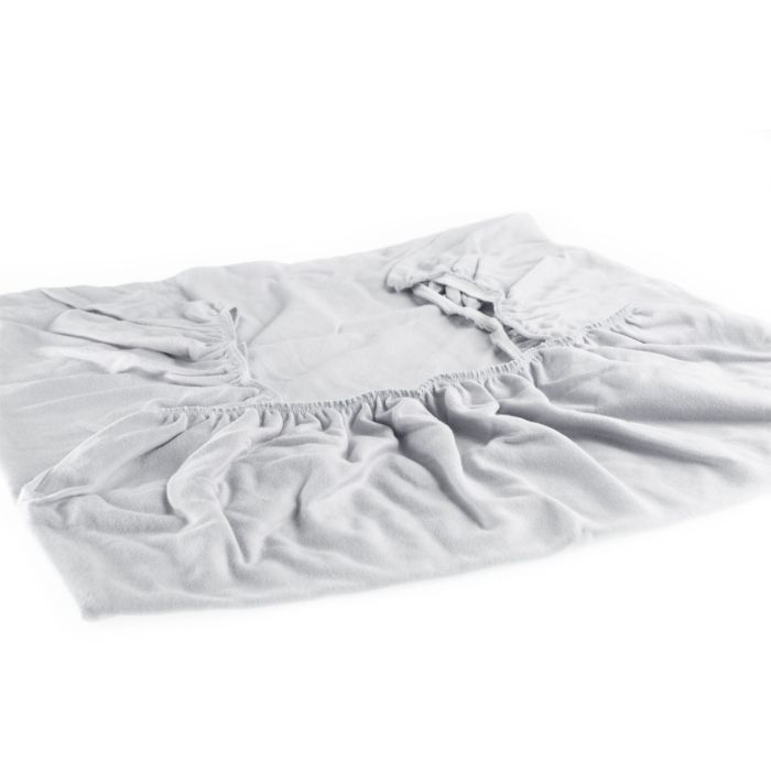 Bērnu palags ar gumiju, pelēks "Jersey" 