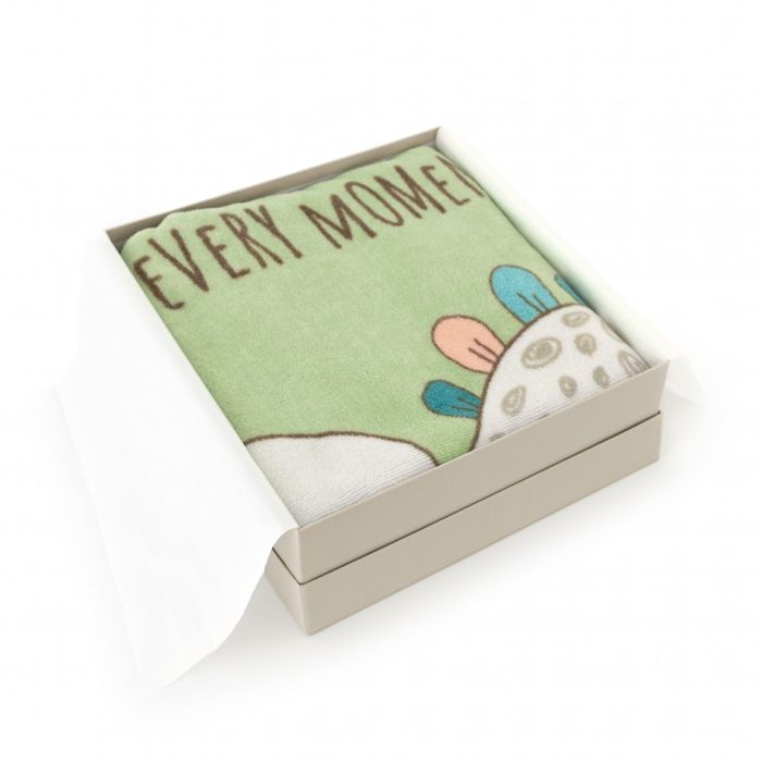 Bērnu kokvilnas velūra pleds  "Enjoy" 80x100 cm 