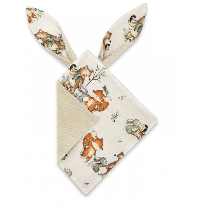 Komplekts jaundzimušajam no 6 daļām "Forest family beige"