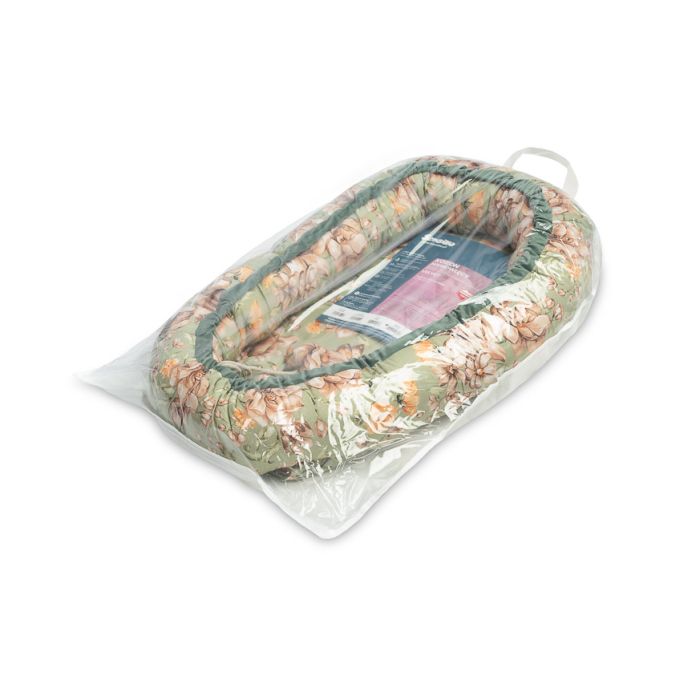 Zīdaiņu ligzdina "Floral green" 