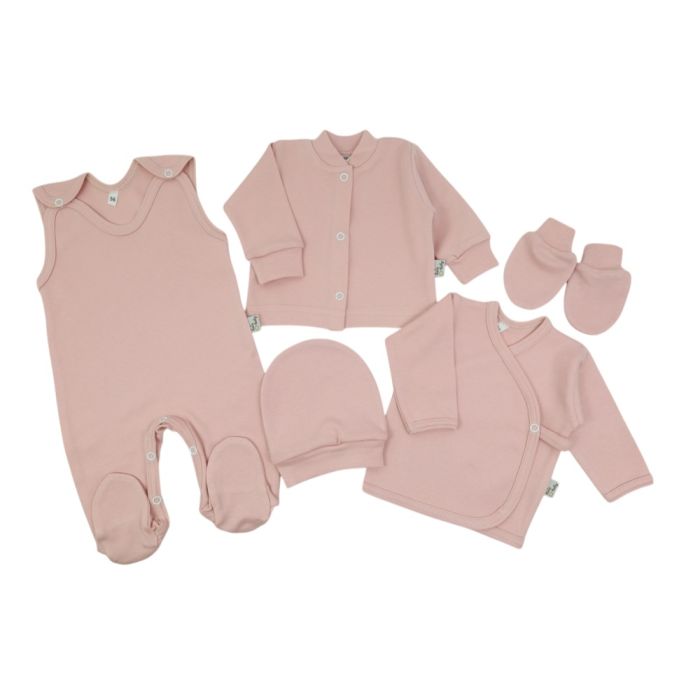 Bērnu komplektiņš no 5 daļam "Blank pale rose"