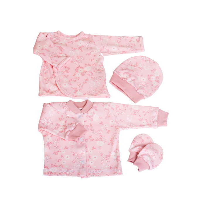 Bērnu komplektiņš no 5 daļam "Gentle story" rozā