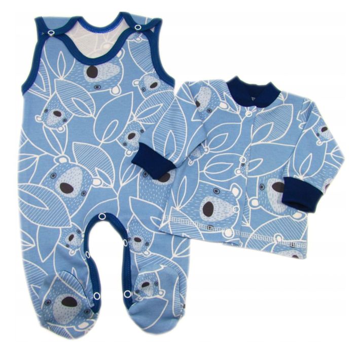 Bērnu komplektiņš no 5 daļam "Grizzly" zils