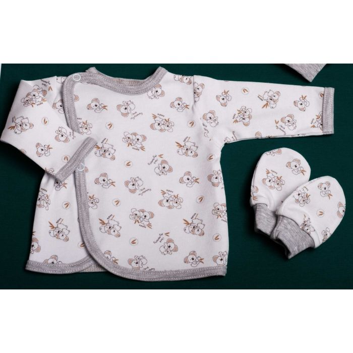 Bērnu komplektiņš no 5 daļam "Koala" pelēks