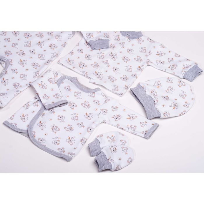 Bērnu komplektiņš no 5 daļam "Koala" pelēks