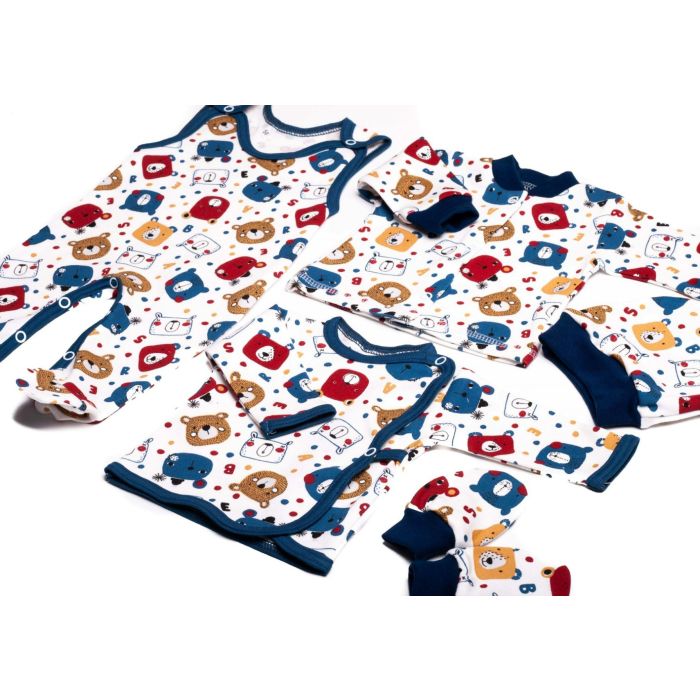 Bērnu komplektiņš no 5 daļam  "Teddy navy"  