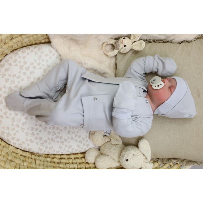 Bērnu komplektiņš no 5 daļam "Blank grey"