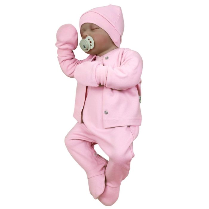 Bērnu komplektiņš no 5 daļam "Blank baby pink"