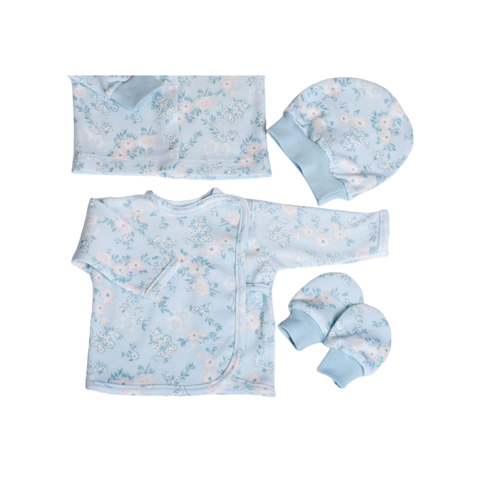 Bērnu komplektiņš no 5 daļam "Gentle story" zils