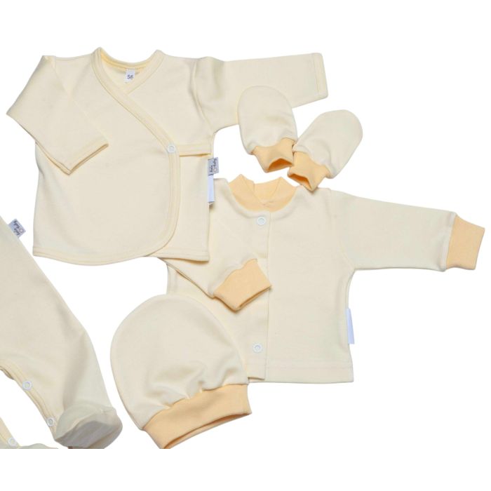 Bērnu komplektiņš no 5 daļam "Blank baby yellow"
