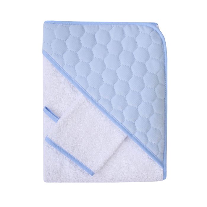 Bērnu dvielis ar mazgāšanai "Bubbles" 100X100cm 