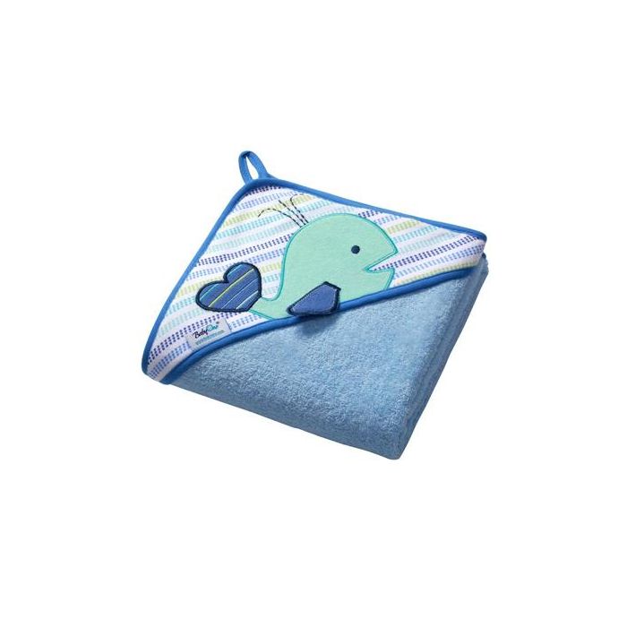 Dvielis ar kapuci "Whale" 100x100 cm "frotte" 