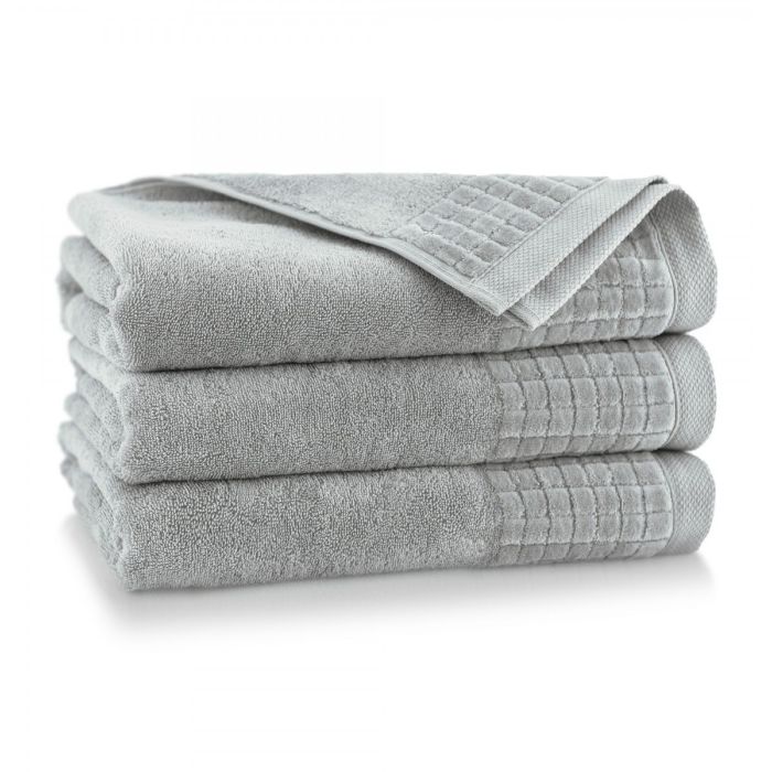 Dvielis (Ēģiptes kokvilnas) "Ischia"  gaiši pelēks