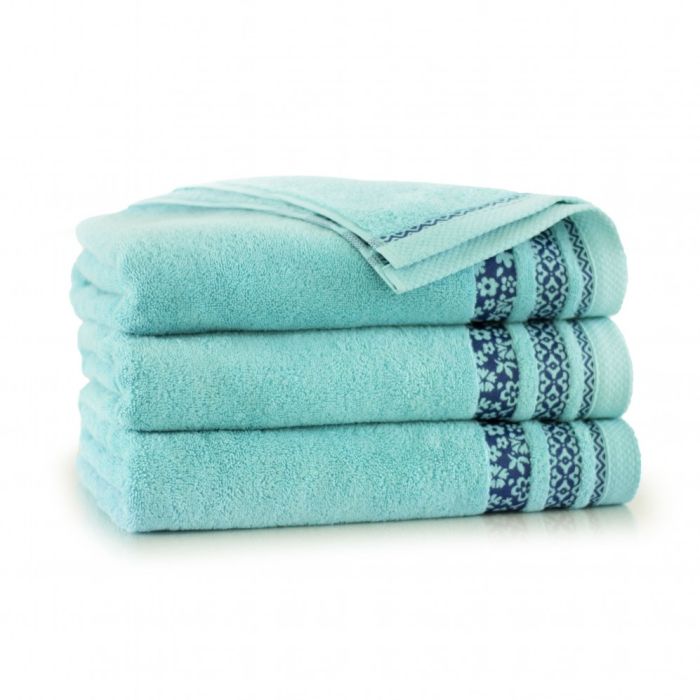 Dvielis (Ēģiptes kokvilnas) "Palermo" 140x70cm tirkīza