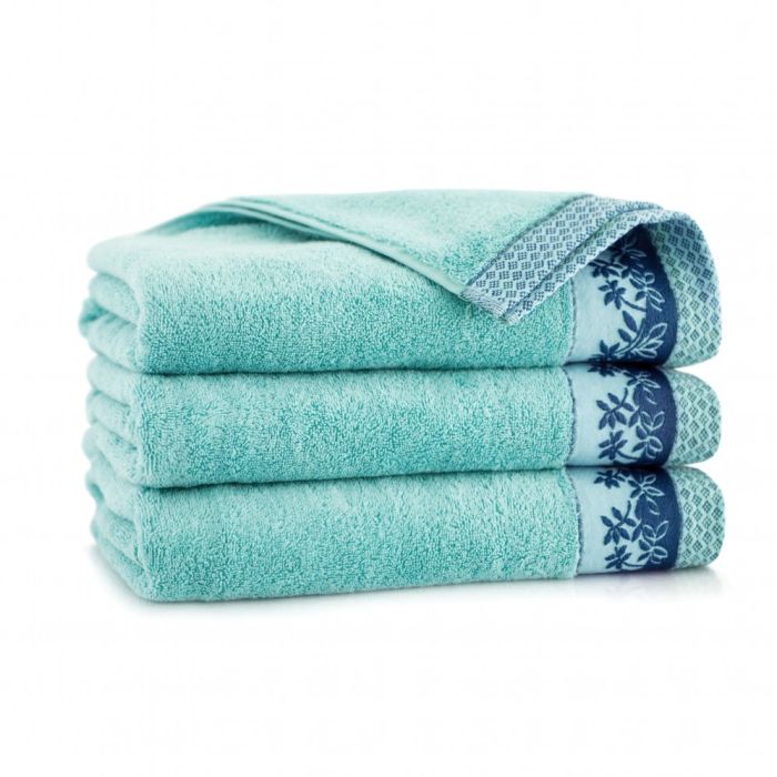 Dvielis (Ēģiptes kokvilnas) "Ustica" 140x70cm tirkīza