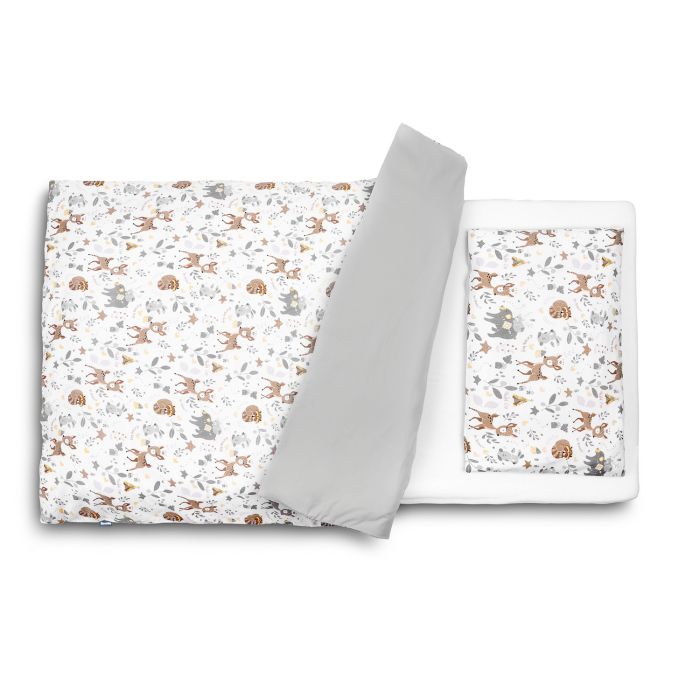 Bērnu gultas veļa 135x100 "Forest life"  