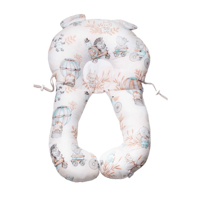 Ergonomisks spilvens mazulim - kokons  45x70cm "Comfort" Zoo Nugat