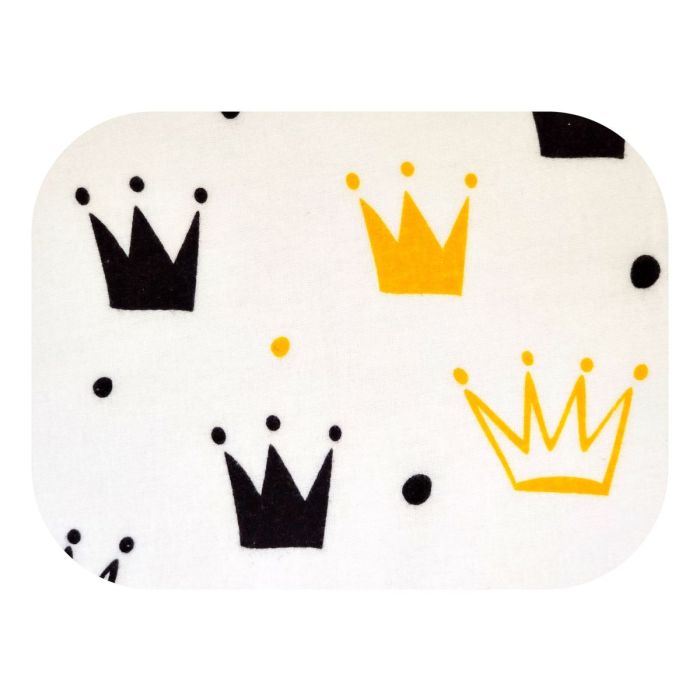 Autiņš flanēļa "Crown" 70x80 cm, ar zīmējumu, 1gb.