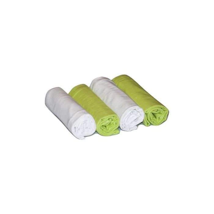 Flaneļa autiņi komplekts 4 daļas, zaļa