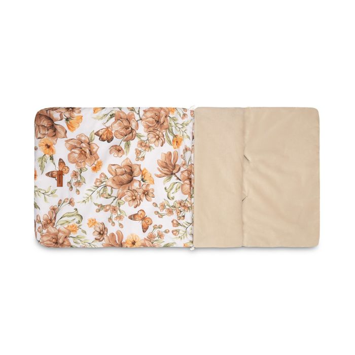 Guļammaiss bērnu ratiem  "FLORAL BEIGE" 