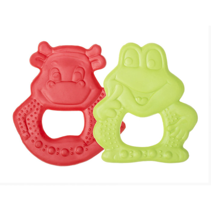 Zobu graužamais "Tullo" dažādas krāsas, komplektā 2 gab.