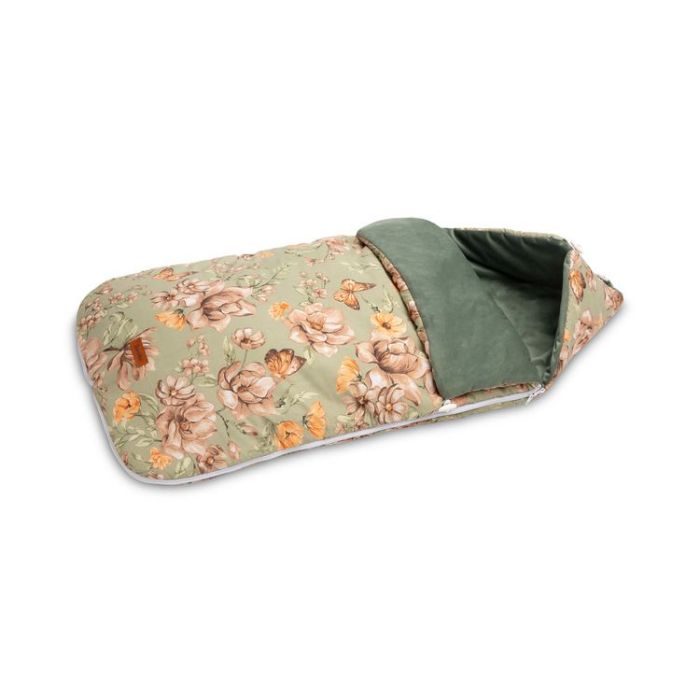 Guļammaiss bērnu ratiem  "Floral Green" 