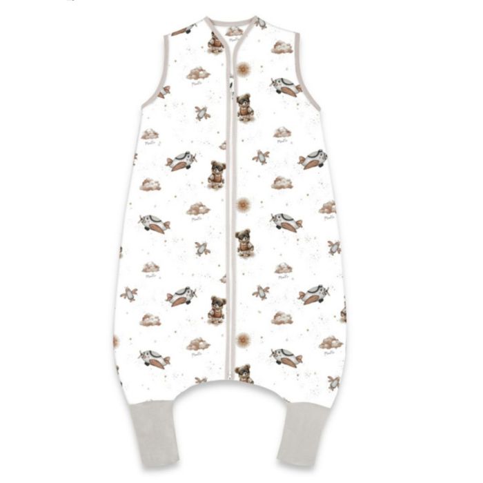 Guļammaiss zīdainim  "Teddy aviator beige" ar kājām 2-2.5 TOG