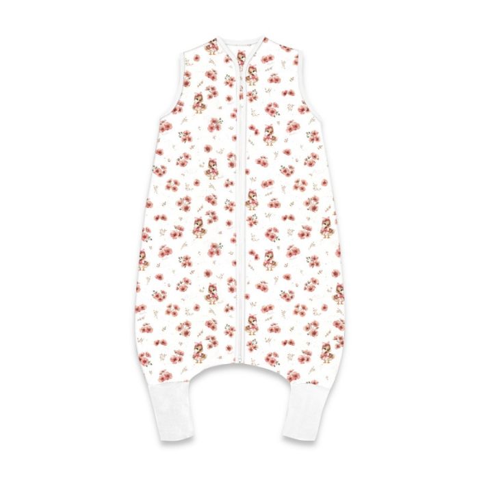 Guļammaiss zīdainim  "Duckling Chic pink" ar kājām 2-2.5 TOG