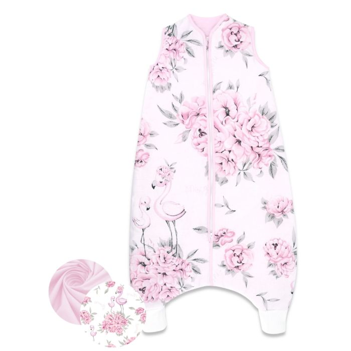 Guļammaiss zīdainim  "Flamingo pink" ar kājām 2-2.5 TOG