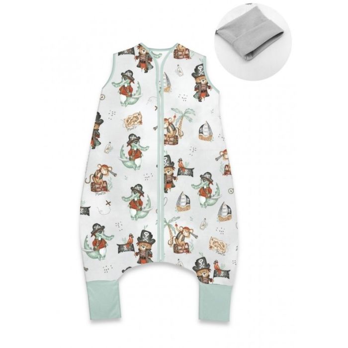 Guļammaiss zīdainim "Pirates mint" ar kājām 2-2.5 TOG