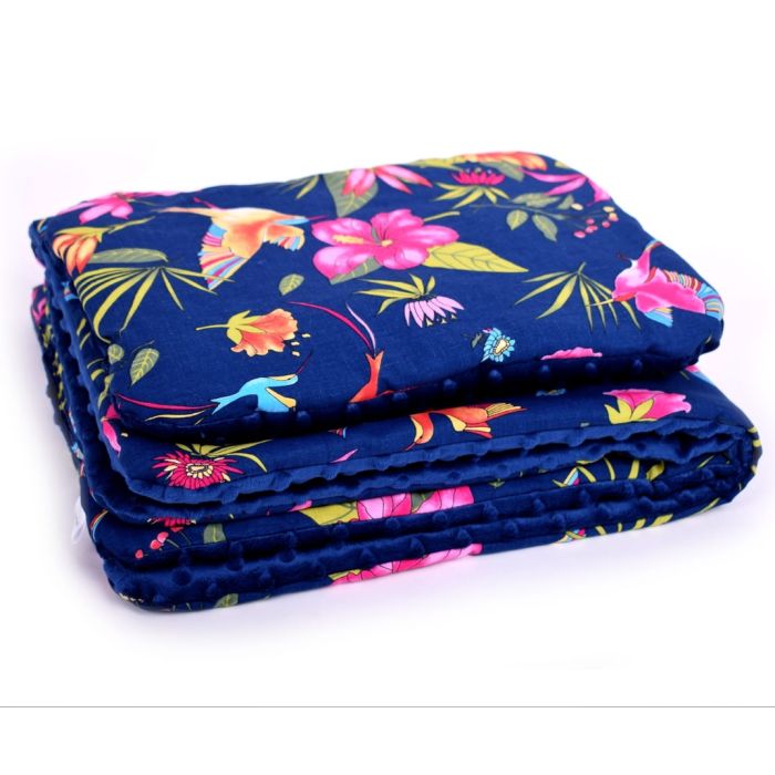 Komplekts ratiņiem "Tropics" sega 60x75cm un spilvens 35x25cm