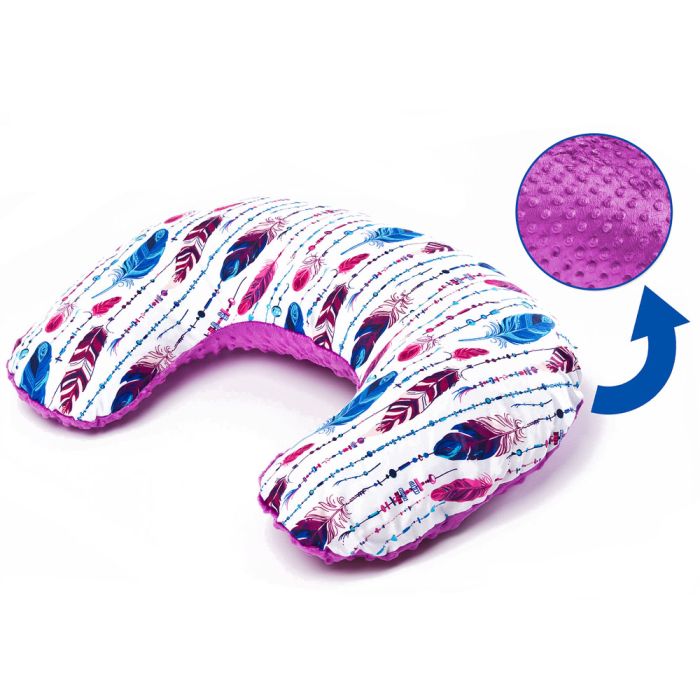 Barošanas spilveni 50x60cm "Feather" violetā krāsā