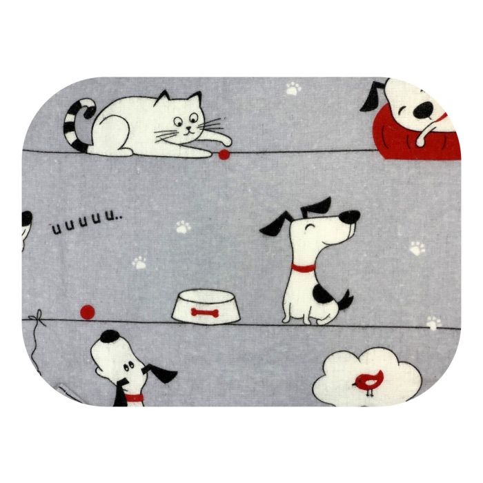 Flaneļa autiņš ūdens necaurlaidīgi 45x55cm "Secret life"