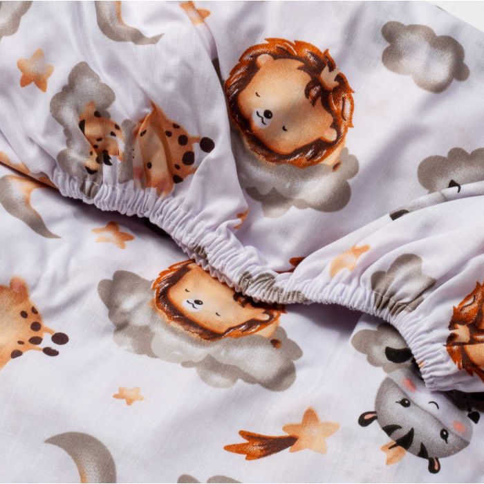 Bērnu palags ar gumiju  60x120 cm "Keep dreaming" 