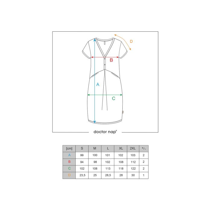 Kokvilnas naktskrekls grūtniecēm un barojošām "Lovely" grey