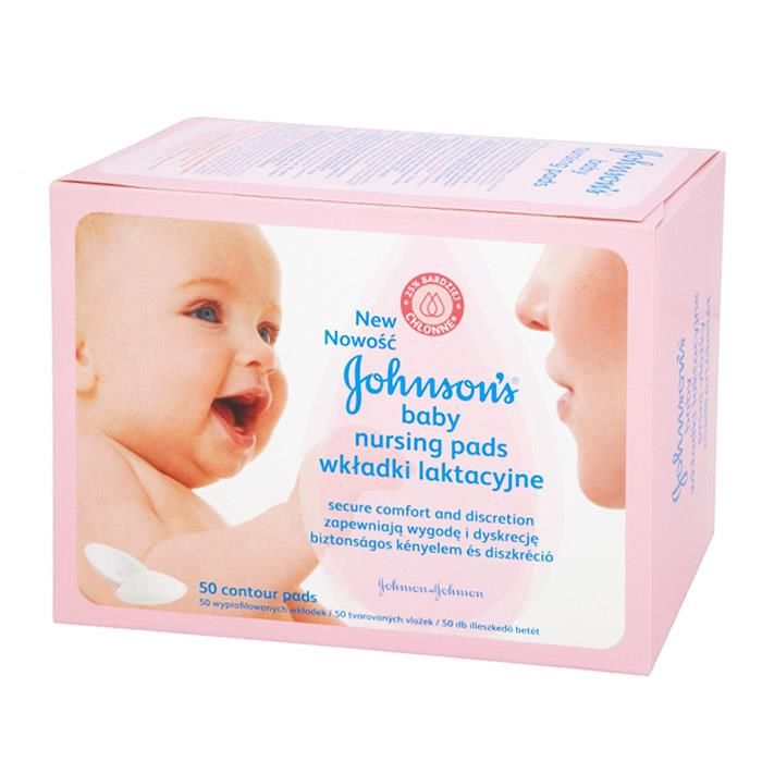 Laktācijas krūštura ieliktnīši Johnsons's baby 50gab.