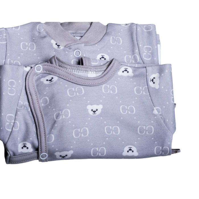 Bērnu komplektiņš no 5 daļam "Bear glamour grey"