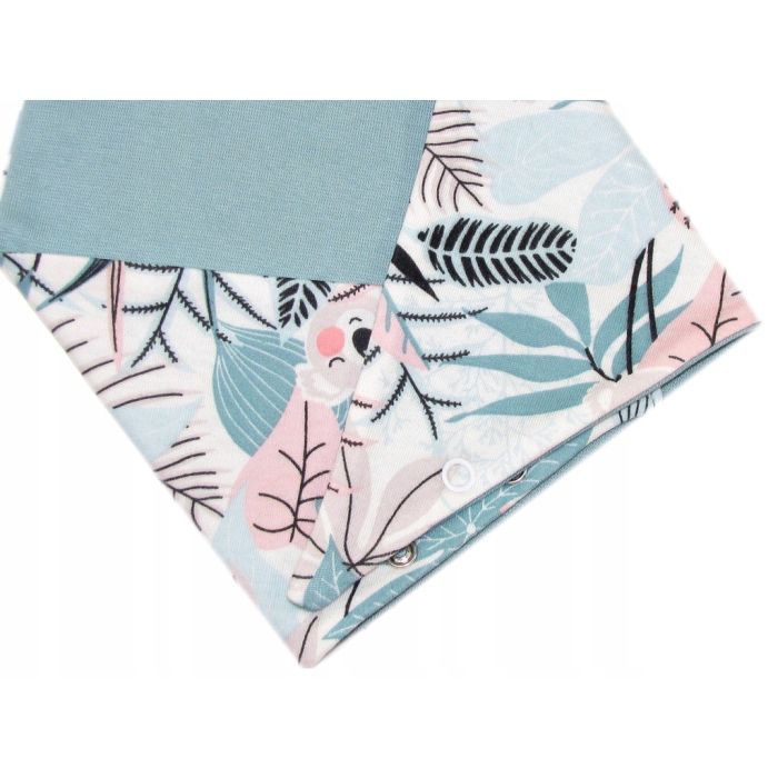 Zīdaiņu cepurīte ar šalli  "Love" - MINT