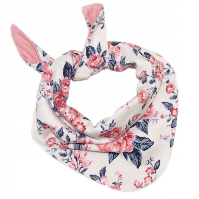 Zīdaiņu cepurīte ar šalli   "Cosy" - English rose