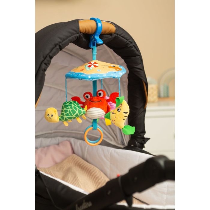 Mīksta izglītojoša rotaļlieta "Caruselle crab" 