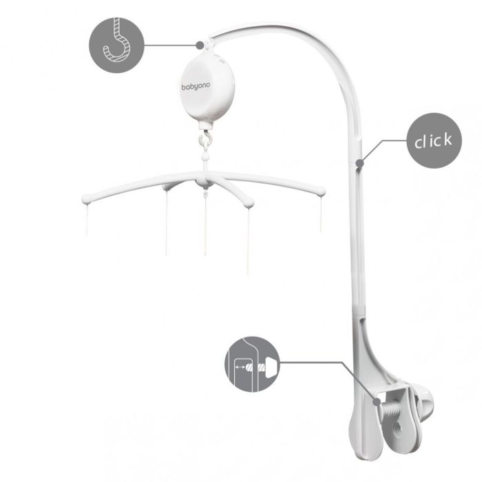 Muzikālais karuselis mazuļa gultiņai "My little pony" ar mīkstām mantiņām