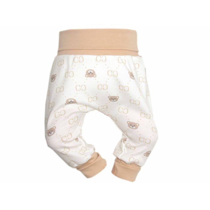 Zīdaiņu bikses "Bear glamour beige" balts