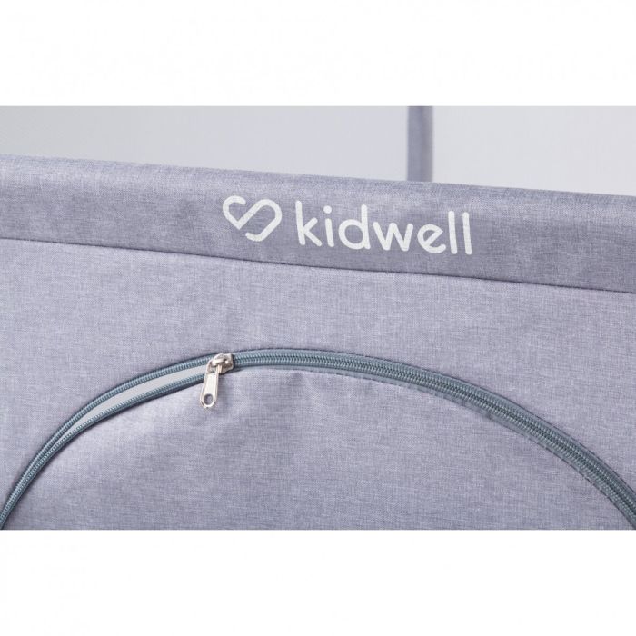 Kidwell bērnu manēža "Fanko" 120x180 cm  pelēka krāsa